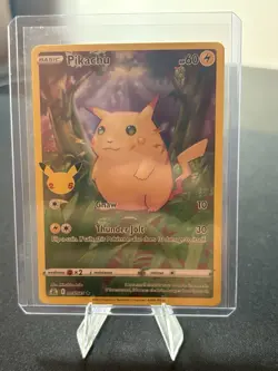 Pikachu 005/025 Full Art - 25th Anniversary Celebrations - Pokemon Card - NM - Image 1