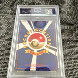 Pokemon 1998 Japanese Leaders' Stadium Misty's Gyarados Holo #130 PSA 9 - Image 2