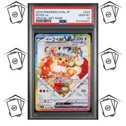 ✨Eevee 224/187 PSA 10 POKEMON JAPANESE SV8a-TERASTAL FESTIVAL SAR - Image 1