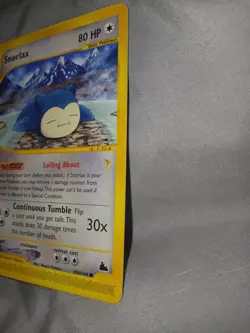 VERY NM Pokemon TCG Snorlax Skyridge 100/144 2003 - Image 3