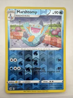 Marshtomp 063/264 Fusion Strike Pokemon Reverse Holo Pokemon Tcg Card - Image 1