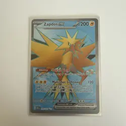 Pokemon - Zapdos ex - 192/165 - Scarlet & Violet 151 - Holo - Ultra Rare NM - Image 1