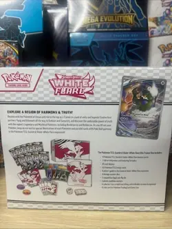 Pokemon TCG Scarlet & Violet White Flare Elite Trainer Box ETB Sealed b - Image 2