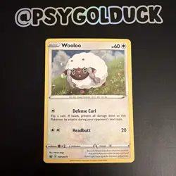 Pokemon Sword & Shield Promo Wooloo Holo SWSH011 NM Swirl! A11 - Image 1