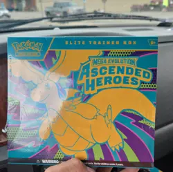 Pokemon TCG Mega Evolution Ascended Heroes Elite Trainer Box Sealed 1 Box - Image 1