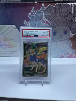 2025 Pokemon Phantasmal Flames Zacian IR 100/094 PSA 10 GEM MINT - Image 1