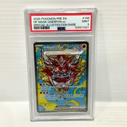 Hearthflame Mask Ogerpon EX 148/131 Prismatic Evolutions PSA 9 - Graded Pokemon - Image 1