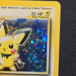 Wizards of the Coast Pokemon TCG Neo Genesis Pichu 12/111 Holo Rare 30 HP Eng - Image 3