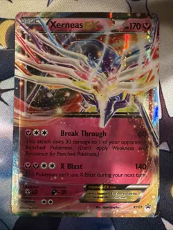 Pokemon TCG Xerneas EX - XY07 Black Star Promo Holo Rare TCG - Image 1