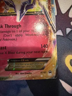 Pokemon TCG Xerneas EX - XY07 Black Star Promo Holo Rare TCG - Image 5