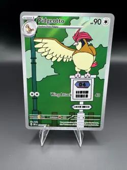 Pokemon TCG Pidgeotto 208/197 Obsidian Flames Holo Illustration Rare Stage 1 NM* - Image 1