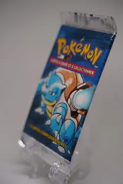 FRENCH Pokemon Base Set 1st Edition Booster Pack Blastoise Art WOTC TCG Sealed - Image 3
