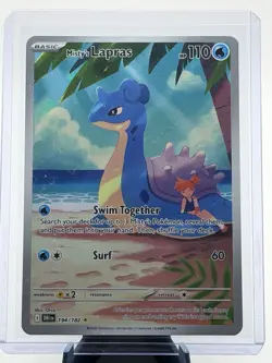 Misty's Lapras 194/182 Illustration Rare Destined Rivals Pokemon Near Mint - Image 1