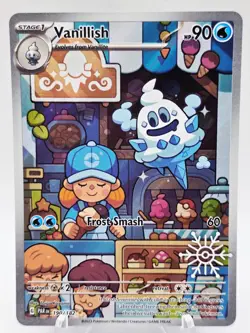 Vanillish (Holiday Calendar) 190/182 Pokemon TCG MCAP Holo NM - Image 1