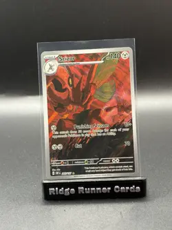 Scizor Illustration Rare Pokemon TCG SV03: Obsidian Flames 205/197 - Image 1