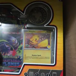 4 TCG 30th Anniversary Pokemon Day Collection Box Pikachu Promo Sealed 12 packs - Image 4