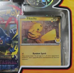 4 TCG 30th Anniversary Pokemon Day Collection Box Pikachu Promo Sealed 12 packs - Image 5