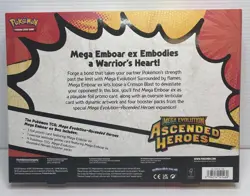 Pokemon TCG: Mega Evolution—Ascended Heroes Mega Emboar Ex Box Sealed - Image 3