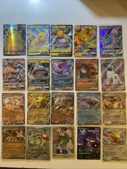 Huge Lot of (20) Modern Pokemon TCG Holo Cards Promos EX VMAX Pikachu Gengar NM - Image 1