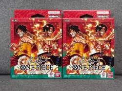 Set of 2 One piece Card Game Start Deck EX Luffy & Ace St30 - Image 1