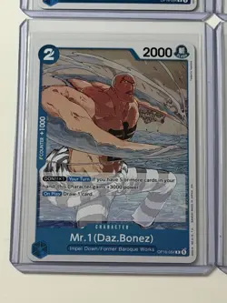 Mr. 1 (Daz.Bonez) OP16-054 The Time Of Battle 4 Foil Card Play Set Lot One Piece - Image 4
