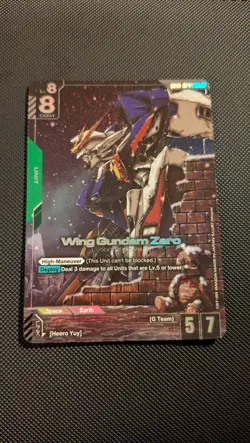 Gundam Card Game - GD01-024 - Wing Gundam Zero - LR+ - Image 1