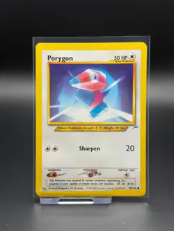 Porygon 78/105 Neo Destiny LP Pokemon Card TCG Vintage WOTC - Image 1