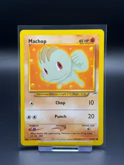 Machop 73/105 Neo Destiny NM Pokemon Card TCG Vintage WOTC - Image 1