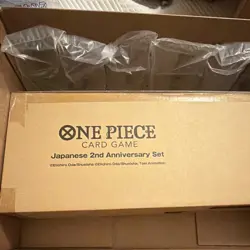 Bandai One Piece Card Game Japanese 2nd Anniversary Set Box 2024 English Cards - Image 1
