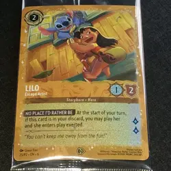 SEALED LILO Escape Artist Disney LORCANA Promo Card Gold Foil - 25/P2 - Image 3