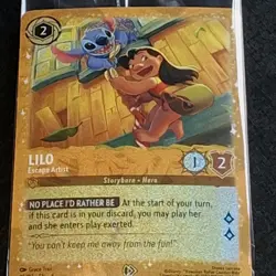 SEALED LILO Escape Artist Disney LORCANA Promo Card Gold Foil - 25/P2 - Image 5
