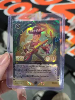 Lorcana Wilds Unknown Set Championship Top 8 Woody Promo Foil Prize Card 54/P3 - Image 1