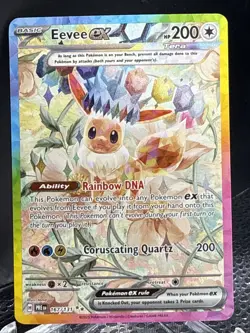 Pokemon TCG Prismatic Evolutions Eevee EX Card 167/131 - Image 1