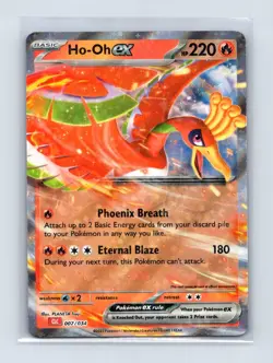 Ho-oh ex 007/034 Holo Classic Collection Trading Card Game Classic Pokemon NM - Image 1