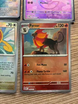 Master Ball Poke Ball Holo Pokemon Cards Lot Roaring Moon Duskull Pyroar NM - Image 5