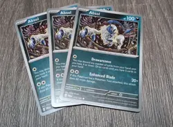 X3 Absol Lot 113/182 NM / M - Paradox Rift Pokemon Card - Shinji Kanda - Image 1