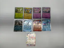 Prismatic evolutions 8 Cosmos Promo Cards - Costco mini Tin Promos & Silveon Ex - Image 1