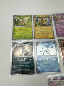Prismatic evolutions 8 Cosmos Promo Cards - Costco mini Tin Promos & Silveon Ex - Image 3