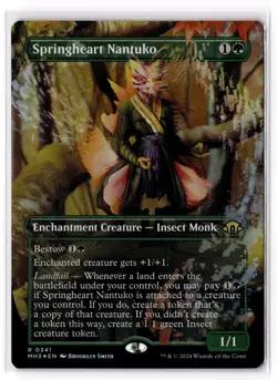 Springheart Nantuko (Borderless) 341 Modern Horizons 3 MH3 Foil NM - Image 1