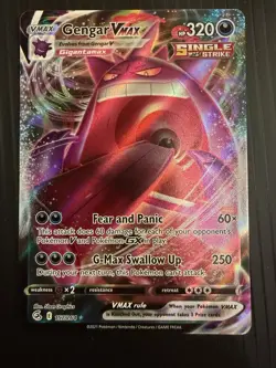 Gengar VMAX - Full Art - Fusion Strike - 157/264 - Pokemon Card - Image 1