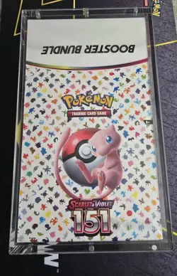 Pokemon 151 Booster Bundle Display Case + Acrylic - New & Sealed - Image 1