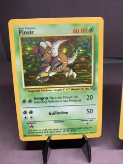 Pokemon TCG Jungle Set Lot of 2 Holo Rare - Pinsir & Kangaskhan WOTC VTG 1999 - Image 2