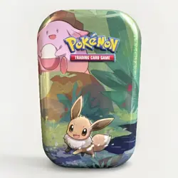 Pokemon Mini Tin Eevee Chansey Sun & Moon 2019 Empty Collector Storage Case - Image 1