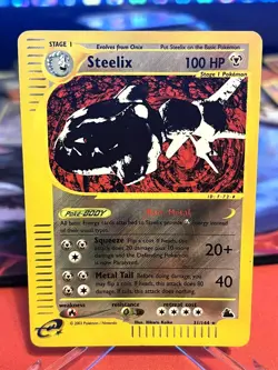 Steelix 31/144 Rare Skyridge Pokemon Reverse Holo Lightly Played - Image 1