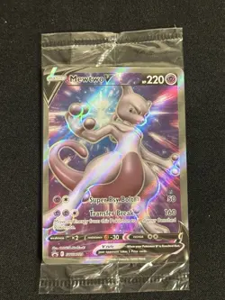 Mewtwo V Pokemon Sword & Shield Promo #SWSH229 Sealed - L2 - Image 1