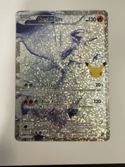 Pokemon Reshiram 113/114 Celebrations Classic Collection NM - Image 2