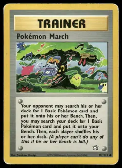 Pokemon Tcg Pokemon March #102 Pokemon Neo Genesis HP - Image 1
