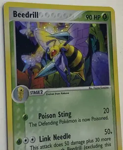 Beedrill #1/112 Reverse Holo Rare 2004 EX Fire Red Leaf Green NM Pokemon - Image 2
