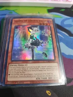 Yugioh Arianna the Labrynth Servant TAMA-EN017 Ultra Rare 1st Ed NM - Image 1