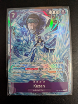 Kuzan OP16-063 Alt Art One Piece TCG English Time Of Battle - Image 1